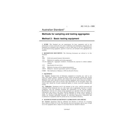 AS 1141.2-1999 [ Superseded ]