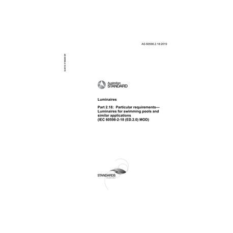 AS 60598.2.18:2019