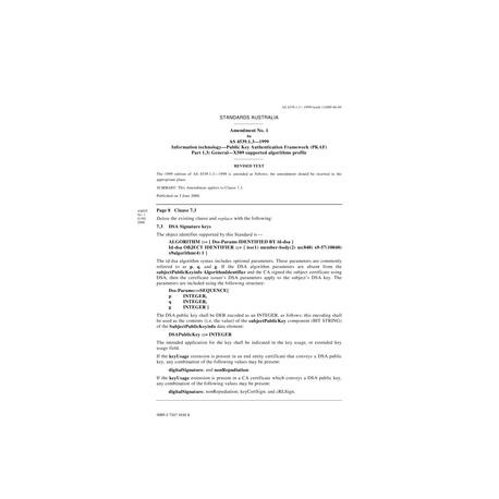 AS 4539.1.3-1999 AMDT 1