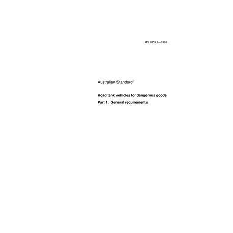 AS 2809.1-1999 [ Superseded ]