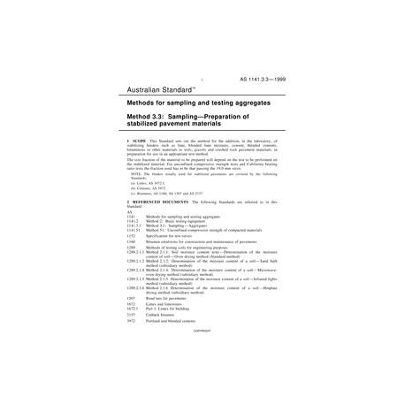 AS 1141.3.3-1999 [ Superseded ]