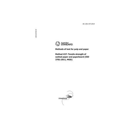 AS 1301.437:2019