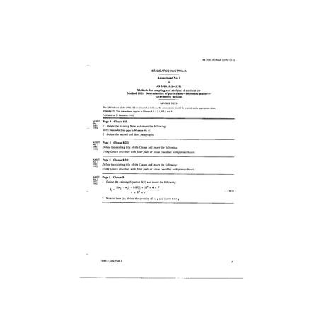 AS 3580.10.1-1991 AMDT 1 [ Superseded ]