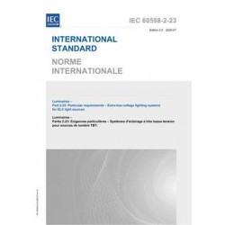 IEC 60598-2-23 Ed. 2.0 b:2020