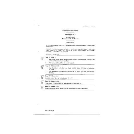 AS 1210:1997 Amd 1:1998