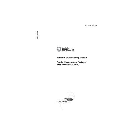 AS 2210.5:2019
