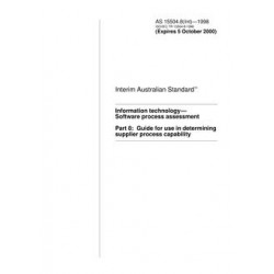 AS 15504.8(INT)-1998 [ Superseded ]