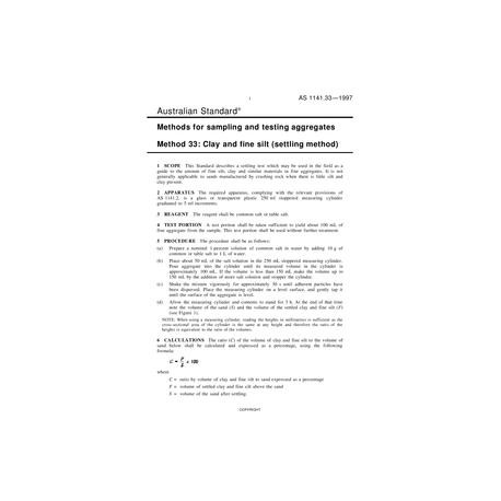 AS 1141.33-1997 [ Superseded ]