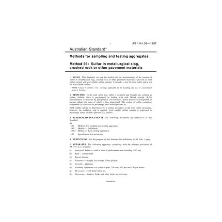 AS 1141.36-1997 [ Superseded ]