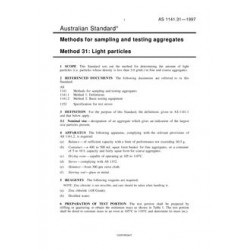 AS 1141.31-1997 [ Superseded ]