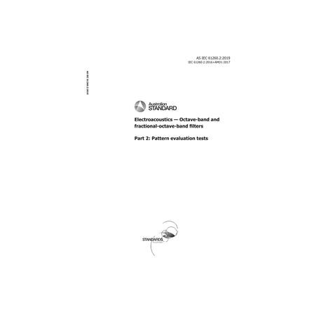 AS IEC 61260.2:2019