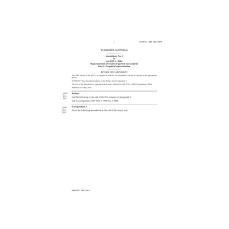AS 4932.1-2001 Amd 1:2019