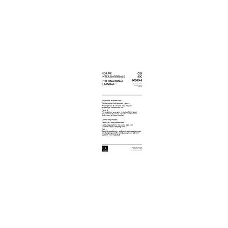 IEC 60999-1 Ed. 2.0 b:1999