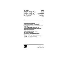 IEC 61300-2-43 Ed. 1.0 b:1999