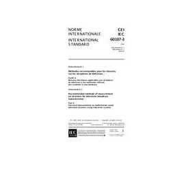 IEC 60107-3 Amd.1 Ed. 1.0 b:1999