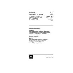 IEC 60404-8-7 Ed. 2.0 b:1998