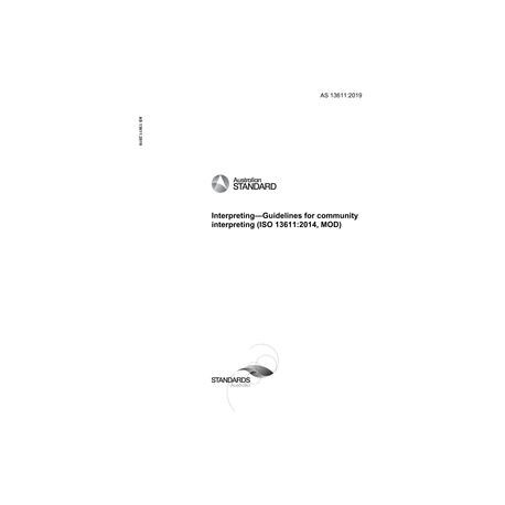 AS 13611:2019