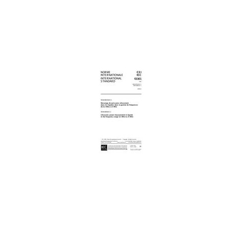 IEC 61161 Amd.1 Ed. 1.0 b:1998
