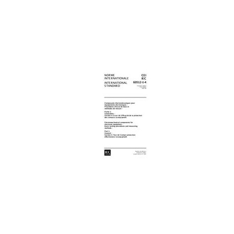 IEC 60512-1-4 Ed. 1.0 b:1997