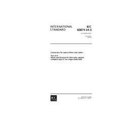 IEC 60874-14-3 Ed. 1.0 en:1997