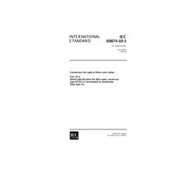IEC 60874-10-1 Ed. 1.0 en:1997
