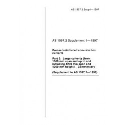 AS 1597.2 SUPP 1-1997 [ Available Superseded ]