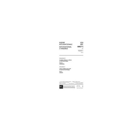 IEC 60027-1 Amd.1 Ed. 6.0 b:1997