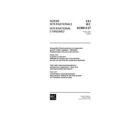 IEC 61300-3-27 Ed. 1.0 b:1997