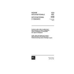 IEC 61938 Ed. 1.0 b:1996