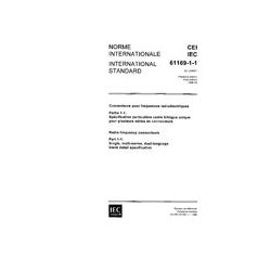 IEC 61169-1-1 Ed. 1.0 b:1996
