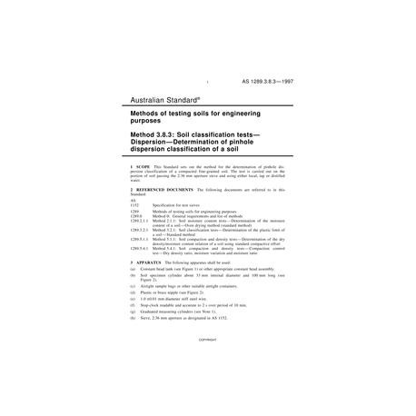 AS 1289.3.8.3-1997 [ Superseded ]