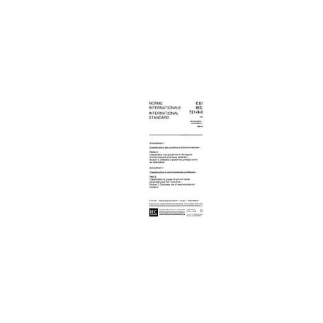 IEC 60721-3-3 Amd.1 Ed. 2.0 b:1995