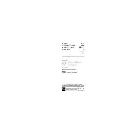 IEC 60092-101 Amd.1 Ed. 4.0 b:1995
