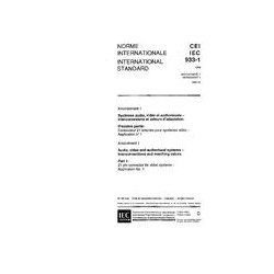 IEC 60933-1 Amd.1 Ed. 1.0 b:1992