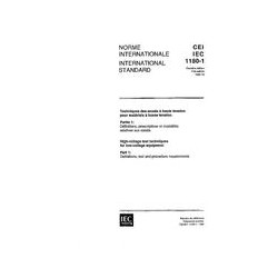 IEC 61180-1 Ed. 1.0 b:1992