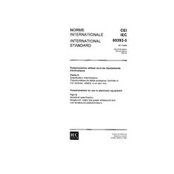 IEC 60393-5 Ed. 2.0 b:1992