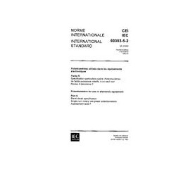 IEC 60393-5-2 Ed. 1.0 b:1992
