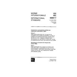 IEC 60807-7 Ed. 1.0 b:1991