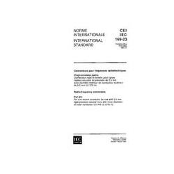 IEC 60169-23 Ed. 1.0 b:1991