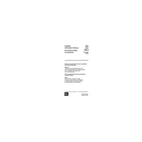 IEC 60754-2 Ed. 1.0 b:1991