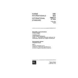 IEC 60748-3-1 Ed. 1.0 b:1991