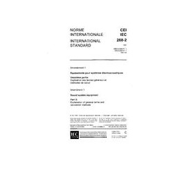 IEC 60268-2 Amd.1 Ed. 2.0 b:1991