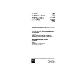 IEC 60244-13 Ed. 1.0 b:1991