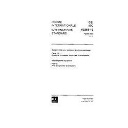 IEC 60268-10 Ed. 2.0 b:1991