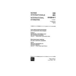 IEC 61020-6-1 Ed. 1.0 b:1991