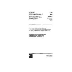 IEC 61016 Ed. 1.0 b:1989