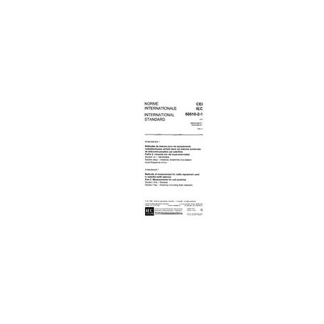 IEC 60510-2-1 Amd.1 Ed. 1.0 b:1989
