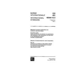 IEC 60244-12-2 Ed. 1.0 b:1989