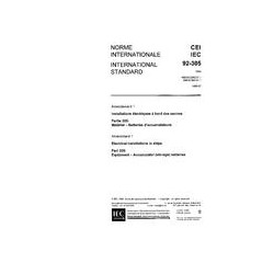 IEC 60092-305 Amd.1 Ed. 3.0 b:1989