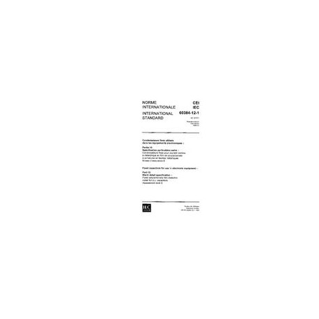 IEC 60384-12-1 Ed. 1.0 b:1988